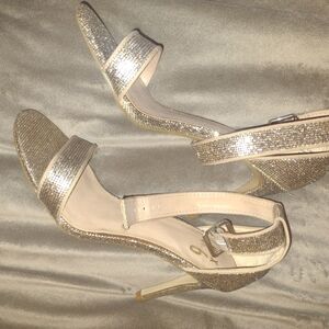 Elegant Gold Women's Heels